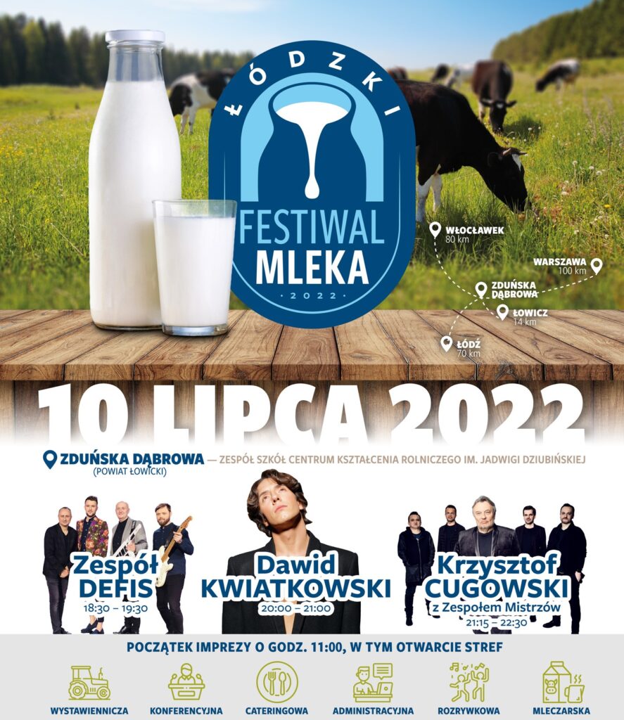 Łódzki Festiwal Mleka baner