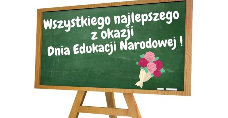 Życzenia dla nauczycieli i pracowników szkoły z okazji Dnia Edukacji Narodowej