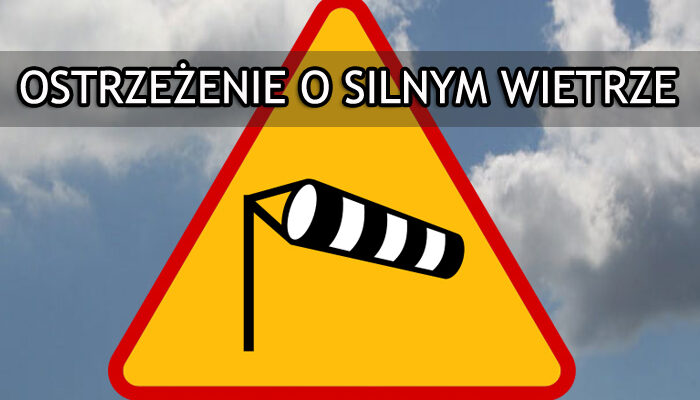 silny wiatr