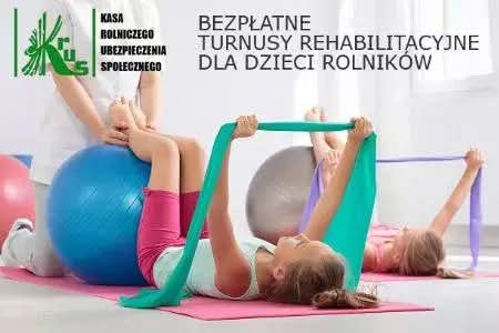 KRUS: informacje o bezpłatnych turnusach rehabilitacyjnych dla dzieci