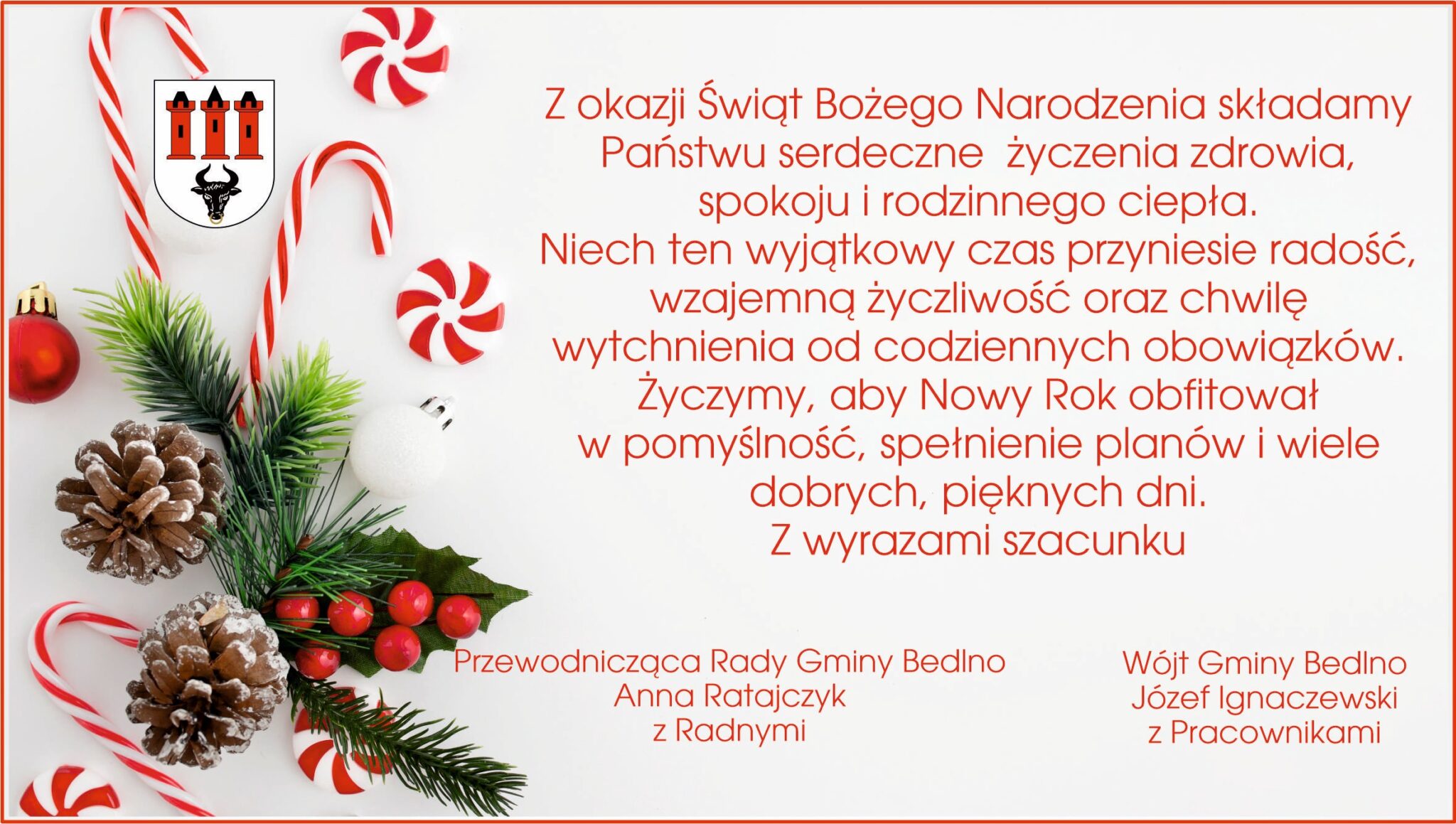 Życzenia świąteczne i noworoczne