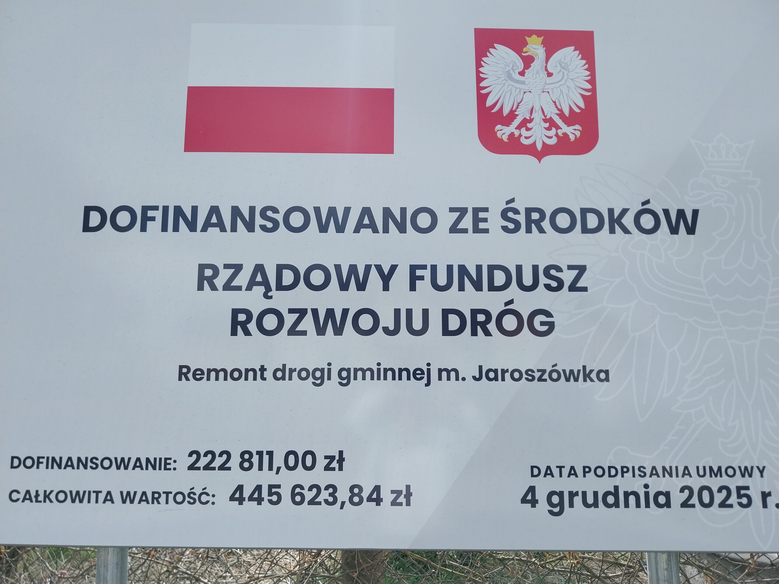 Remont drogi gminnej 

