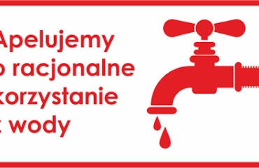 Komunikat w sprawie racjonalnego korzystania z wody