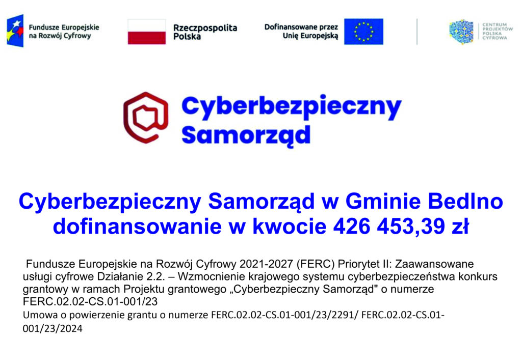Cyberbezpieczny Samorząd w Gminie Bedlno